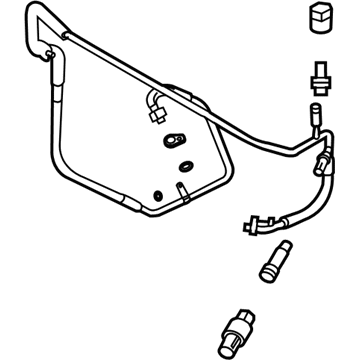 Mercury Mountaineer A/C Hose - 7L2Z-19972-B