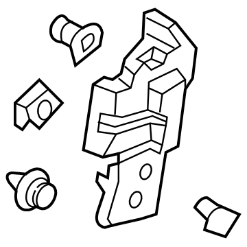Ford FA1Z-5852018-BC Trim - "C" Pillar