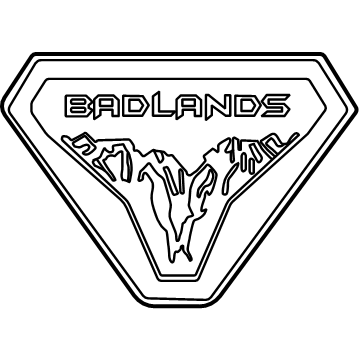 Ford Bronco Emblem - M2DZ-16720-L