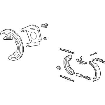 Ford 4C3Z-2210-AA Brake Assembly - Rear