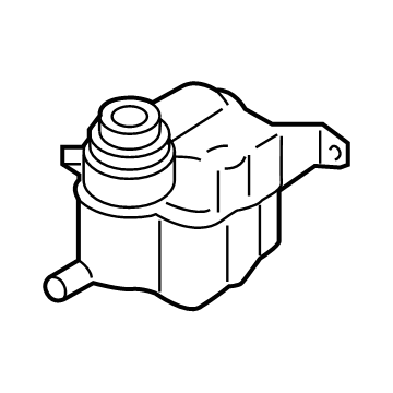 Ford Police Interceptor Utility Coolant Reservoir - L1MZ-8A080-B