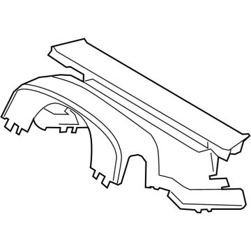 Lincoln Aviator Steering Column Cover - LC5Z-3530-BA