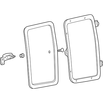 Ford 9C3Z-2825713-A Window Assembly - Side