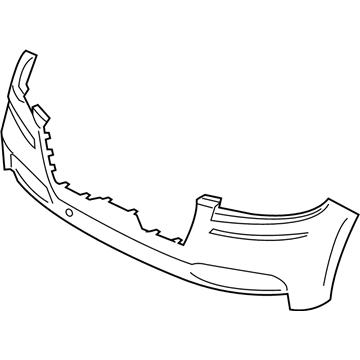 Lincoln Aviator Bumper - LC5Z-17D957-DBPTM