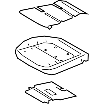 Ford Ranger Seat Cushion - KB3Z-21632A22-B