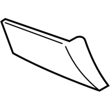 Ford 9W3Z-16037-AAPTM Moulding Assembly - Fender