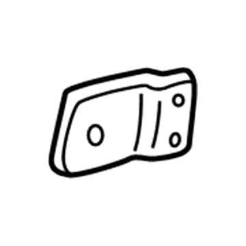 F75Z7829939AA Ford Hinge Assembly Illustration 1 of 1