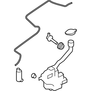 Mercury Sable Washer Reservoir - 8G1Z-17618-A