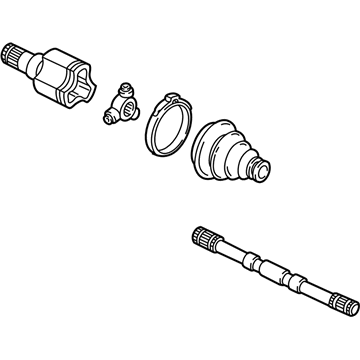 1999 Ford Taurus Axle Shaft - F5DZ3B437B