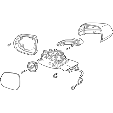 Lincoln Aviator Car Mirror - LC5Z-17683-BBPTM