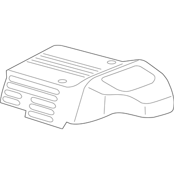 2003 Lincoln LS Engine Cover - 3W4Z-6A949-AA