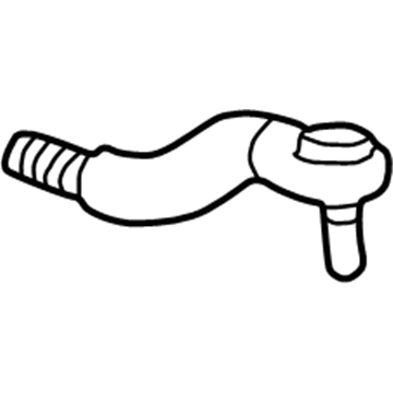 4C3Z-3A131-AC Ford Spindle Rod Connecting End Illustration 1 of 1