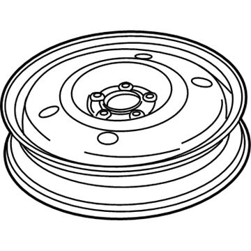 Lincoln MKX Spare Wheel - FA1Z-1007-D