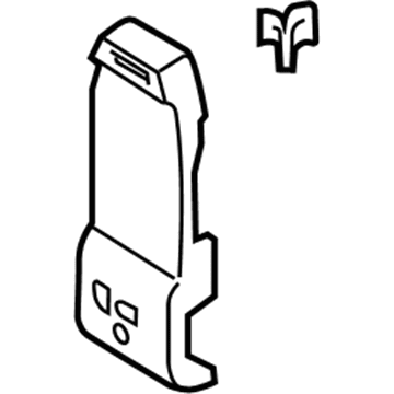 Ford BC3Z-25601B32-AC Cover - Seat Belt Opening
