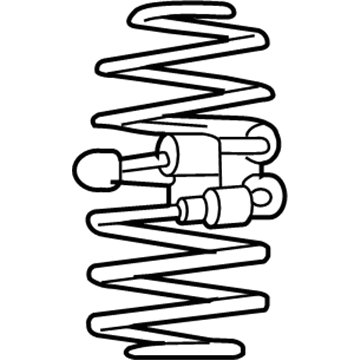 Mercury Grand Marquis Coil Springs - 3W7Z-5560-AA