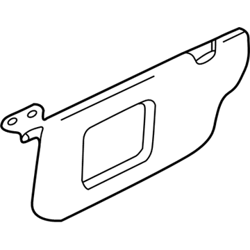 2004 Mercury Sable Sun Visor - 4F1Z-5404104-DAB