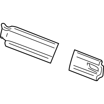 F1TZ7841709B Ford Rail Assembly Body Side I Illustration 1 of 1