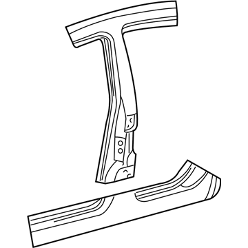 Ford XW4Z-54211A11-AA Frame - Door