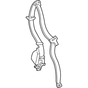 2009 Ford Taurus X Seat Belt - 8G1Z-54611B08-AC