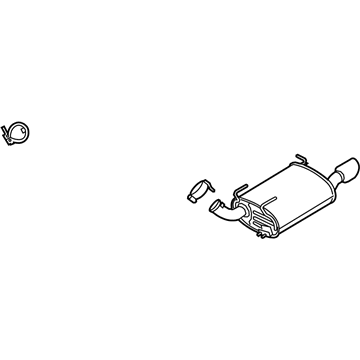 Ford Mustang Muffler - BR3Z-5230-AB