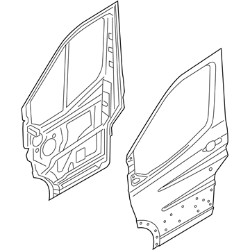 Ford EK4Z-6120124-P DOOR ASY - FRONT