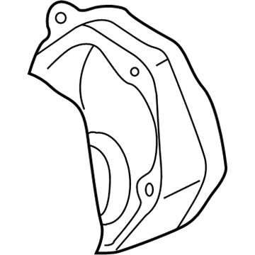 YC3Z-18807-BA Ford Bracket Illustration 1 of 1