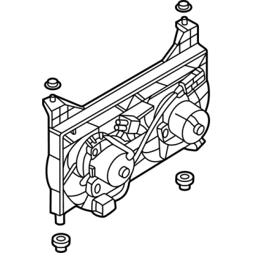 Ford F-150 Fan Blade - HL3Z-8C607-E