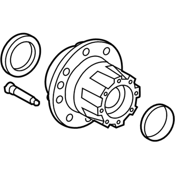 Ford E-350/E-350 Super Duty Wheel Hub - 8C2Z-1109-B