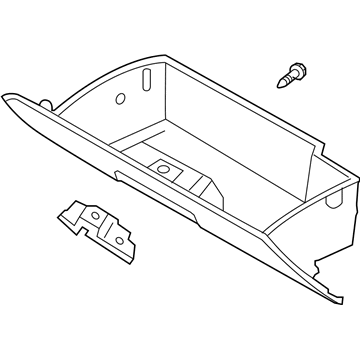 2006 Ford Freestyle Glove Box - 5F9Z-74060T10-AAA