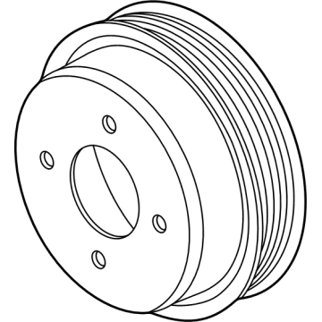 Ford E-350/E-350 Super Duty Water Pump Pulley - LC3Z-8509-B