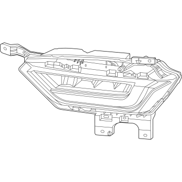 Ford Fog Light - ML3Z-15200-C