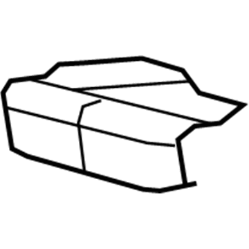 Ford 5L3Z-1862900-BAB Seat Cushion Cover Assembly