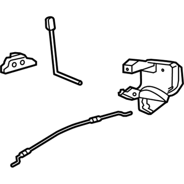 Ford F-450 Super Duty Door Latch Assembly - 8C3Z-25219A65-AA