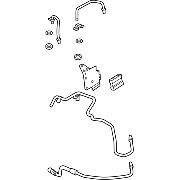 Lincoln MKZ Oil Cooler Hose - HP5Z-7R081-A