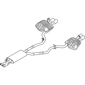 Ford Explorer Exhaust Pipe - L1MZ-5230-V