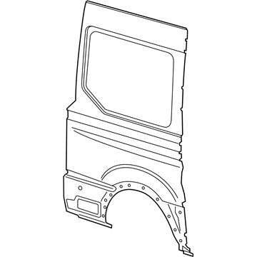 Ford EK4Z-61279D46-C Panel - Body Side - Rear