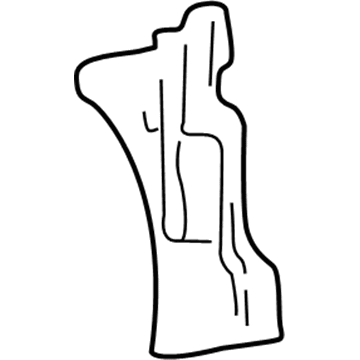 YF1Z-5402039-AA Ford Cowl Side Panel Assembly Illustration 1 of 1