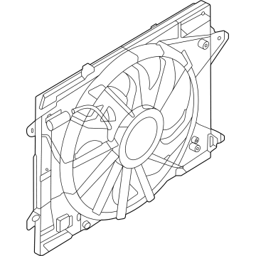 Ford Escape Engine Cooling Fan - MX6Z-8C607-B