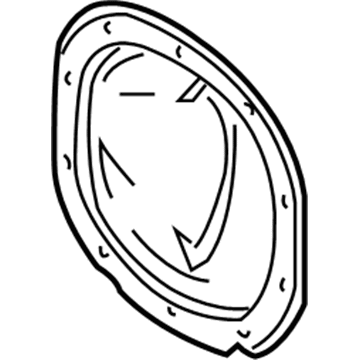 Ford DR3Z-4033-A Rear Axle Housing Cover DR3Z-4033-A Ford Rear Axle Housing Cover Illustration 1 of 1