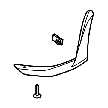 2022 Ford Mustang Air Deflector - KR3Z-17626-AA
