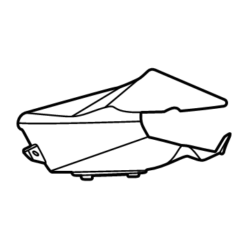 2022 Ford Mustang Air Deflector - KR3Z-8310-A