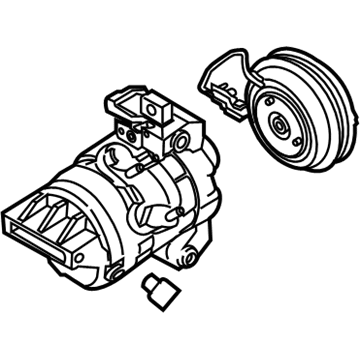 Ford Mustang A/C Compressor - FR3Z-19703-H