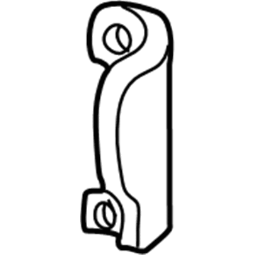 1L5Z-8B455-AA Ford Radiator Grille Bracket Illustration 1 of 1