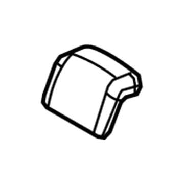 Ford AE9Z-74501A04-DB Cover Assembly - Rear Seat Headrest