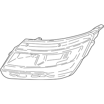 Ford Explorer Headlight - JB5Z-13008-S