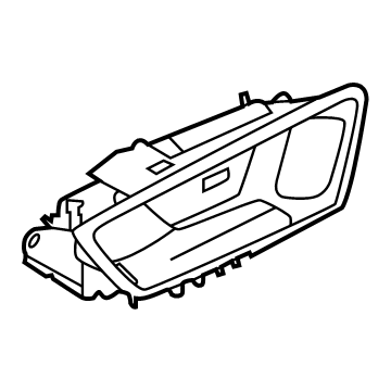 2023 Ford Escape Door Handle - LJ6Z-5822600-EC