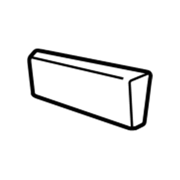 XL5Z1029314BPTM Ford MOULDING ASY - REAR Illustration 1 of 1