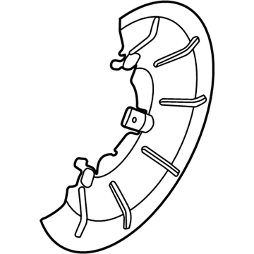 Ford Transit Brake Backing Plate - KK3Z-2C028-D