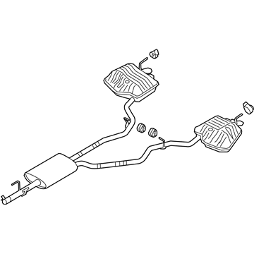 Ford Explorer Exhaust Pipe - L1MZ-5230-K
