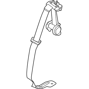 Ford JC3Z-16611B64-AA Seat Belt Assembly